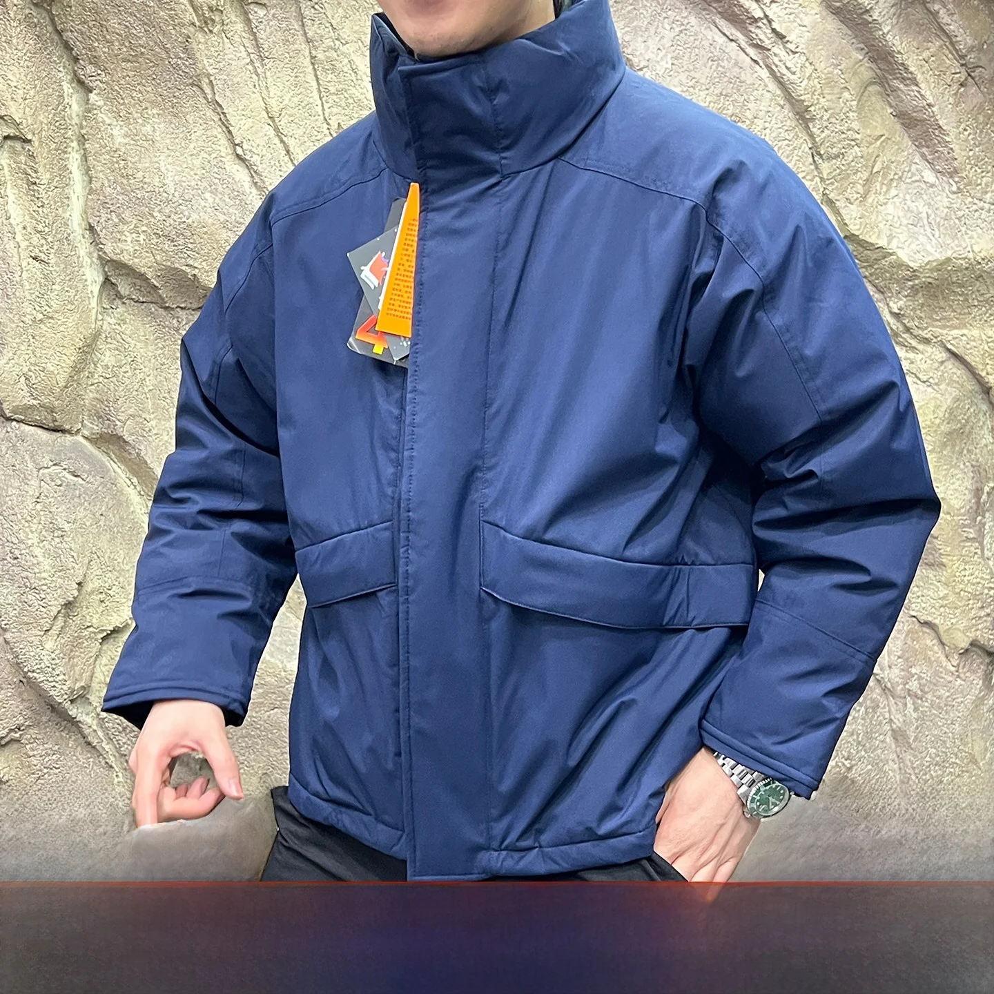 

Thiened 90 Du down Level Winter Men's Japanese Sle Wide Collar Electronic Fabric down Jaet Waterproof Outdoor Windbre...