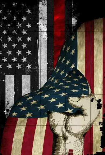 علم حديقة رفيع بخط أحمر، علم حديقة العلم الأمريكي، علم حديقة رجال الإطفاء VVL