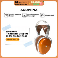 HIFIMAN AUDIVINA Closed Back Planar Magentic Over-Ear Studio Headphone