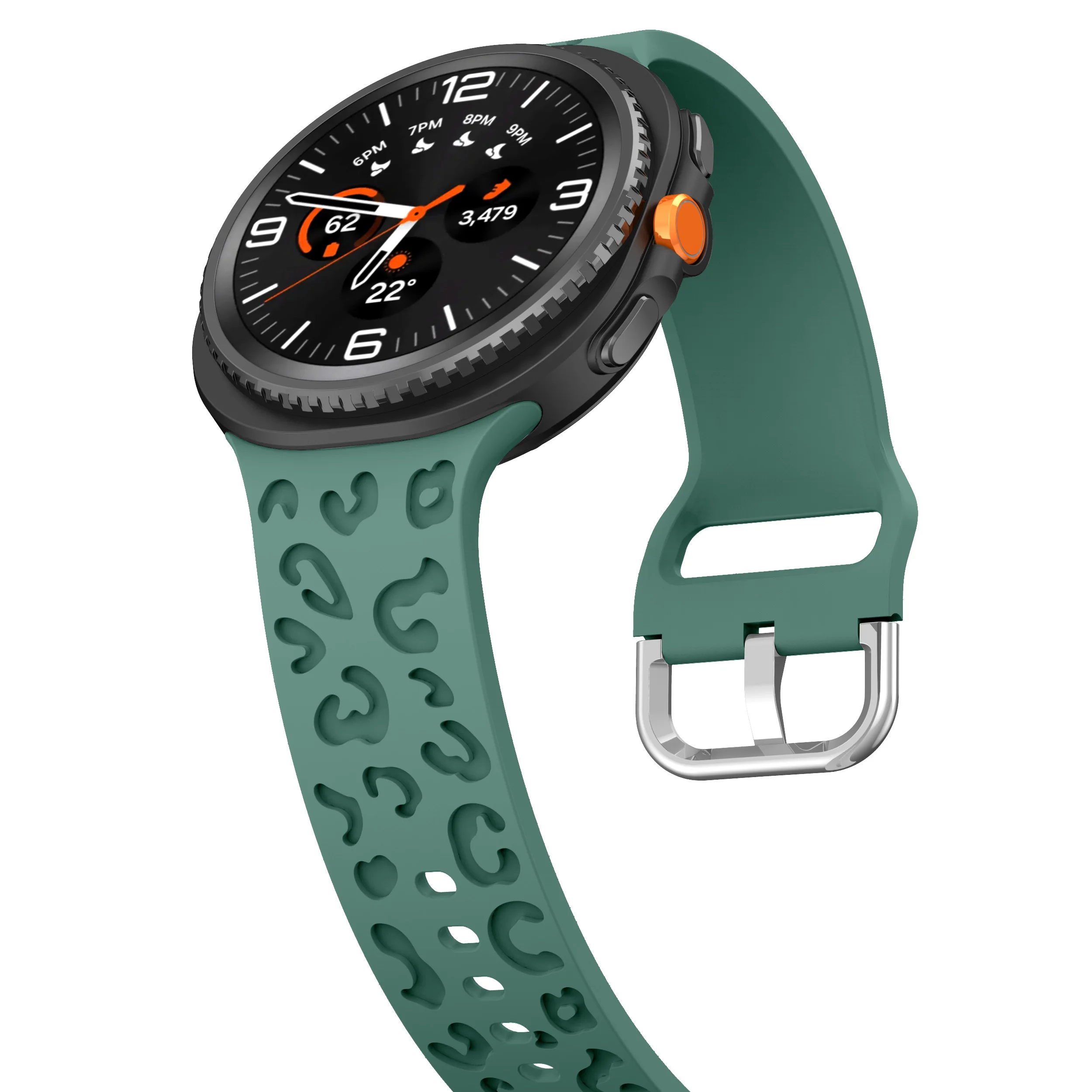 ليوبارد طباعة سيليكون الفرقة لسامسونج غالاكسي 8 40 44 مللي متر سيليكون حزام لسامسونج غالاكسي 8 الكلاسيكية الرجال النساء حزام سوار #5