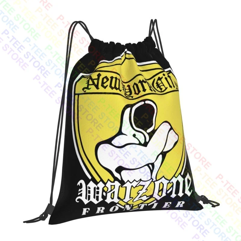 Warzone American Hardcore Punk Band New York City Frontier Drawstring Bags Gym Bag Hot Eco Friendly