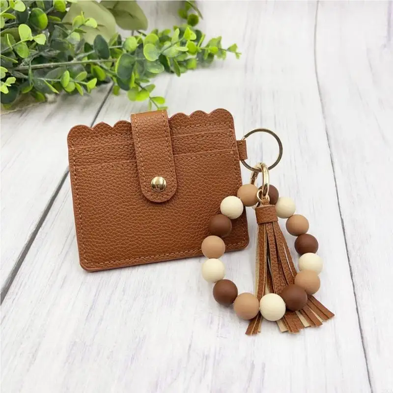 กระเป๋าสตางค์พู่ผู้หญิงซิลิโคนหนัง PU น้ำหนักเบาพร้อมช่องและระบบปิดที่ปลอดภัย 20CA