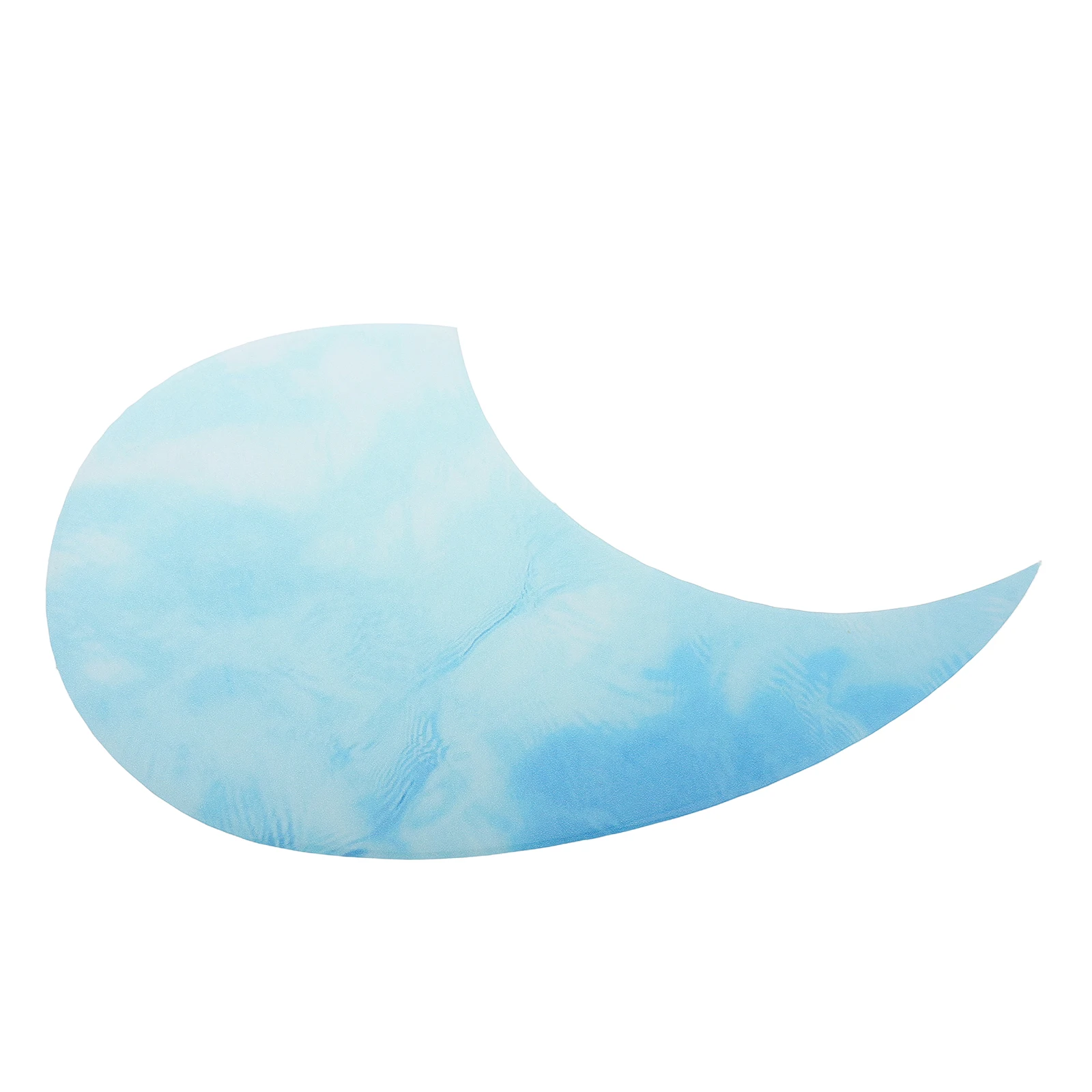

Thickened Comma Shape Acoustic Guitar Self-Adhesive Folk Guitar Scratch Plate Sticker Guitarist Protection Accessory
