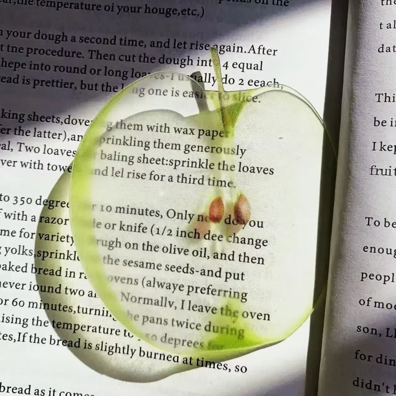 Reading Bookmark Simulation Fruit Bookmark Desktop Decor Bookmark Eye-Catching For Birthday Gift Stationery Collection