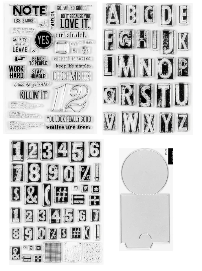 2023 new English Transparent Clear Silicone Stamp/Seal for DIY ...