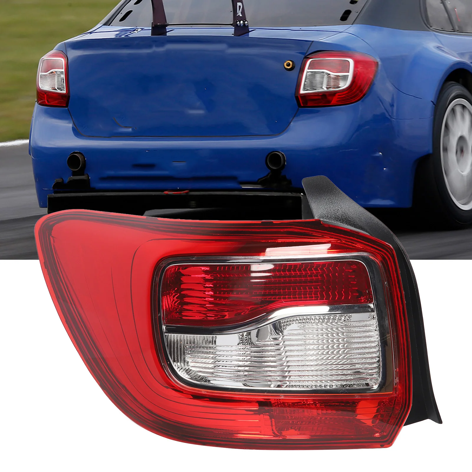 

1 шт. автомобильный задний фонарь, прочный стильный задний фонарь без лампы для Dacia Logan MK2 Pre-Facelift 2013-2016