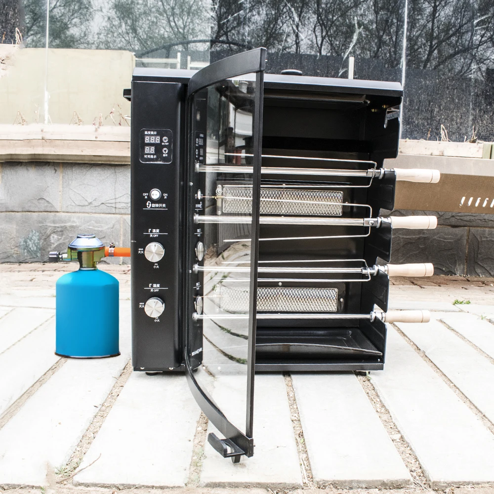 Grills Rotisseri Kebab Kamado Stove Auto Rotating Roasting Electric Stove Outdoor Kitchen