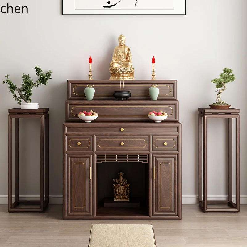 

HSN New Chinese Simple Solid Wood Offering Table Offering Table Gong Tai Table Guanyin Shentai