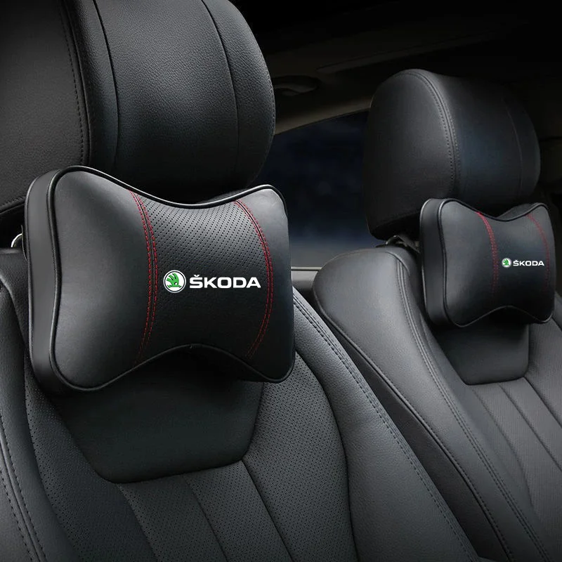 Leather Car Headres… - image