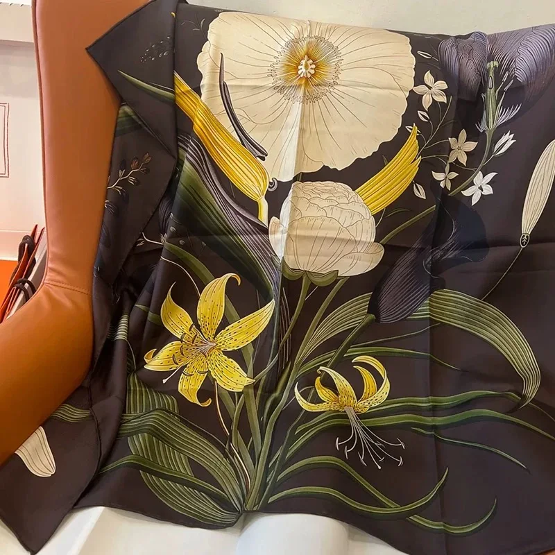 eternal-flower-bouquet-90cm-8-momme-double-sided-silk-scarf-faionable-versatile-silk-square-scarf-ethnic-sle-su