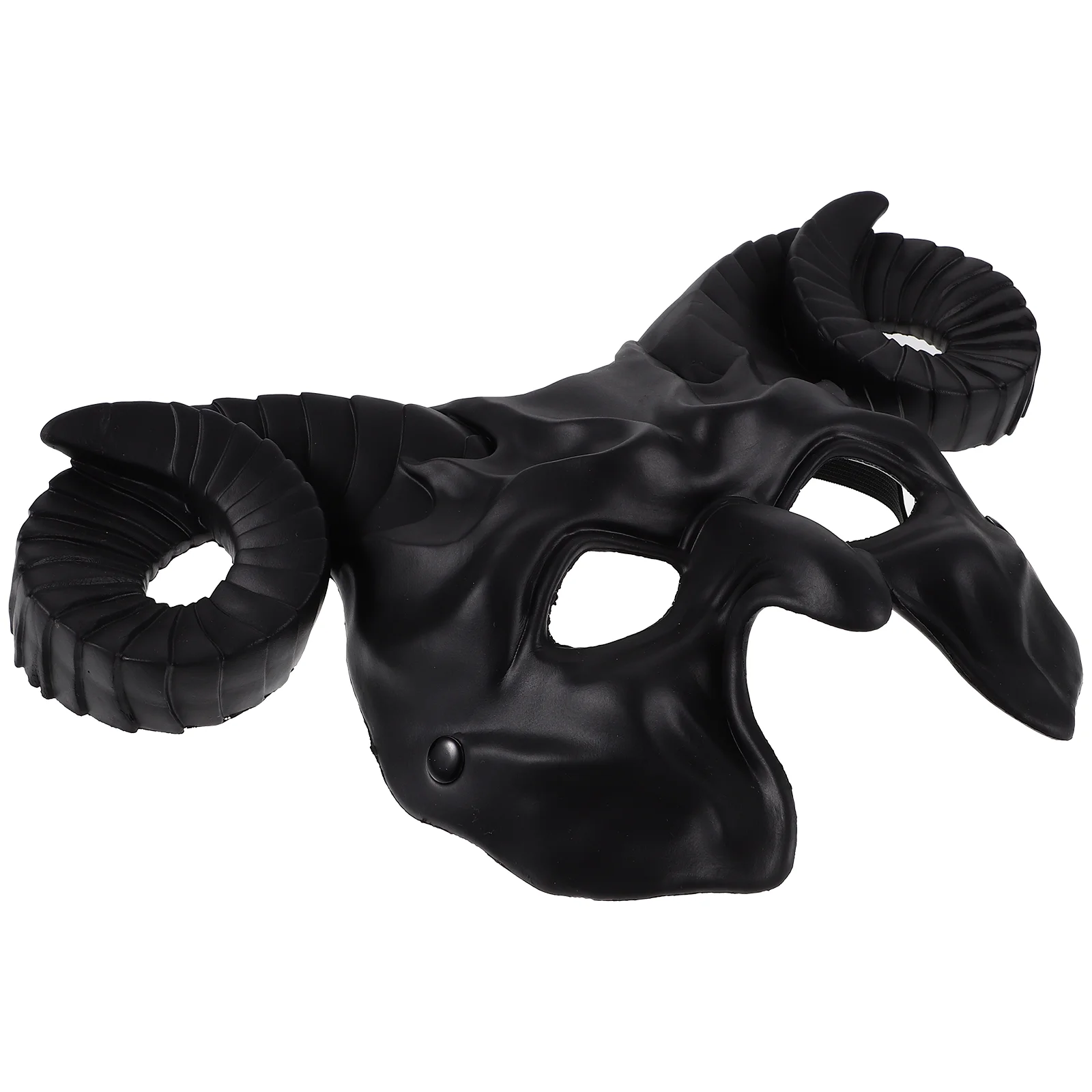 Halloween Horn Mask Masquerade Prop Ornament Decorations Novelmask Party Plastic Holiday Cosplay Costume