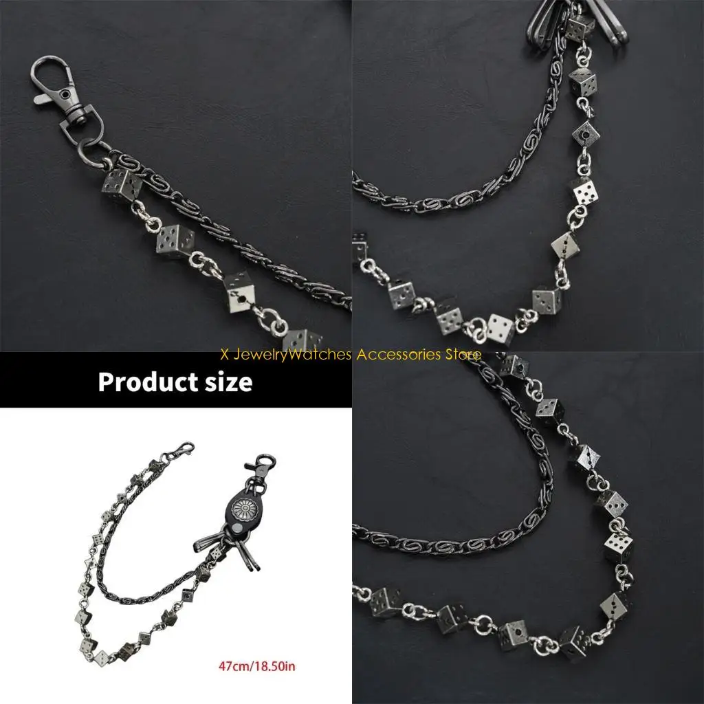 

31KD Sturdy Alloy Chain with Lobster Clasp Portable Accessory for Secure Attachment