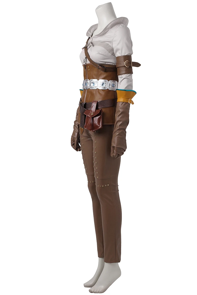 زي Disfraz Cirilla التأثيري، إكسسوارات السراويل العلوية، ملابس حفلات الهالوين