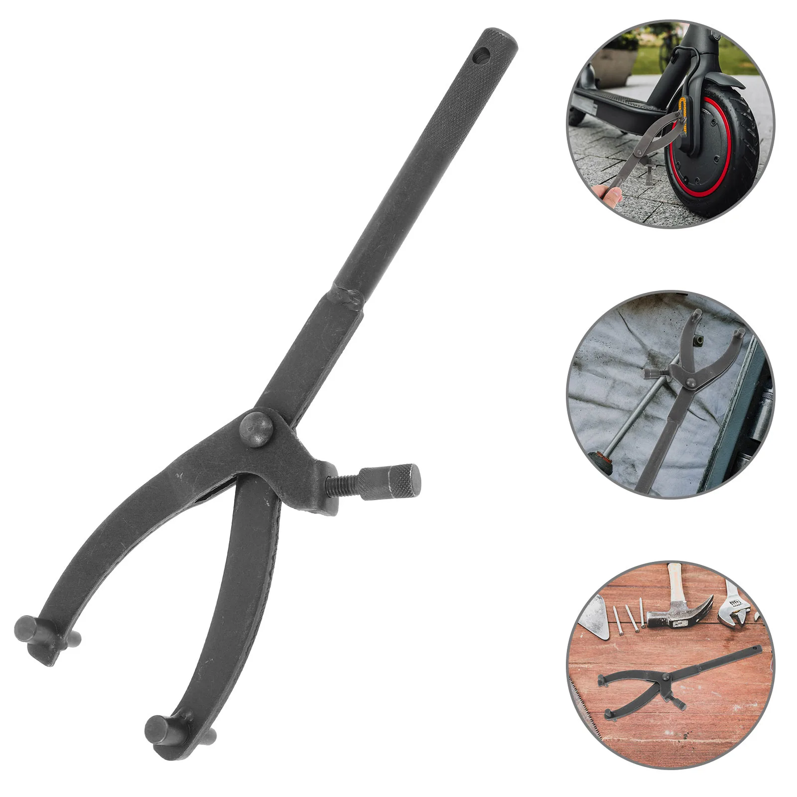 

Flywheel Wrench Stainless Steel Y Type Motorcycle Repair Tool Adjustable Spanner For Flywheel Disassembly Fixing Repair