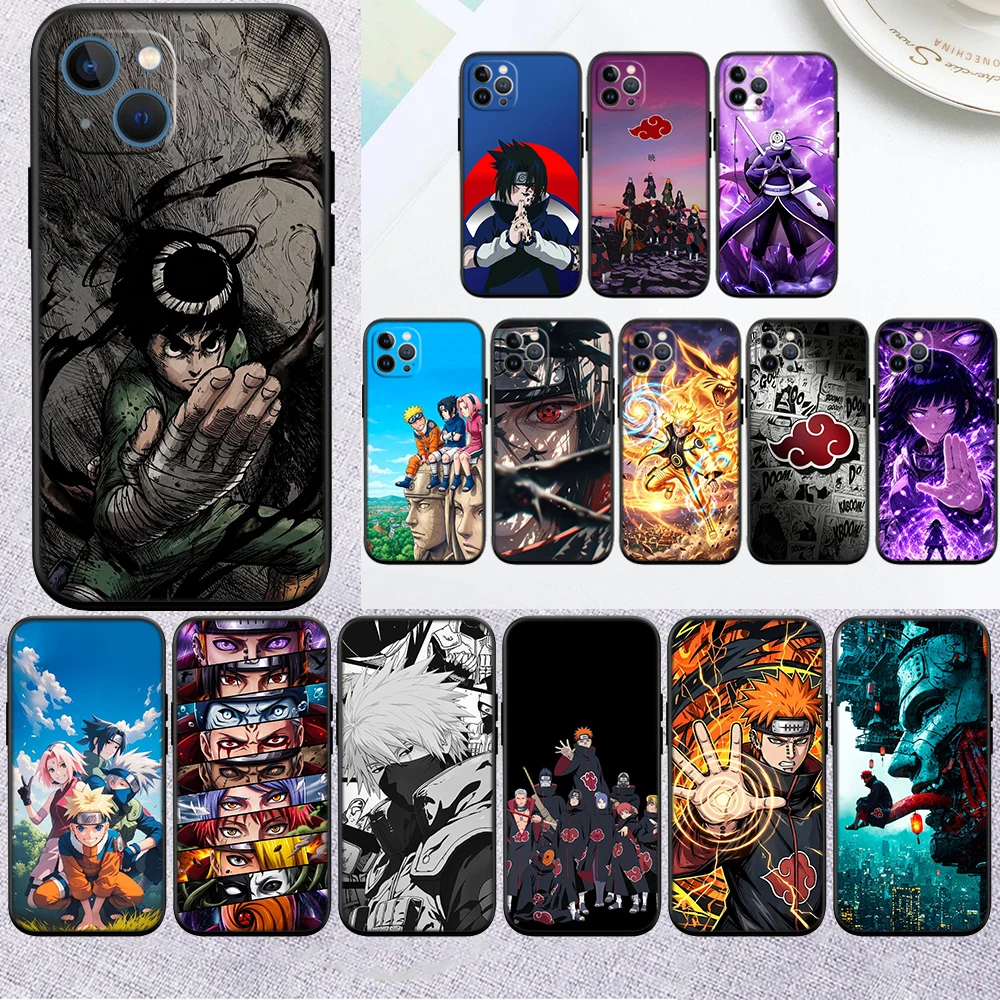 IY1 Akatsuki Naruto Phone Case for Samsung Galaxy Note 10 20 S23 S22 Ultra FE Plus M06 M15 M16 M35 M55