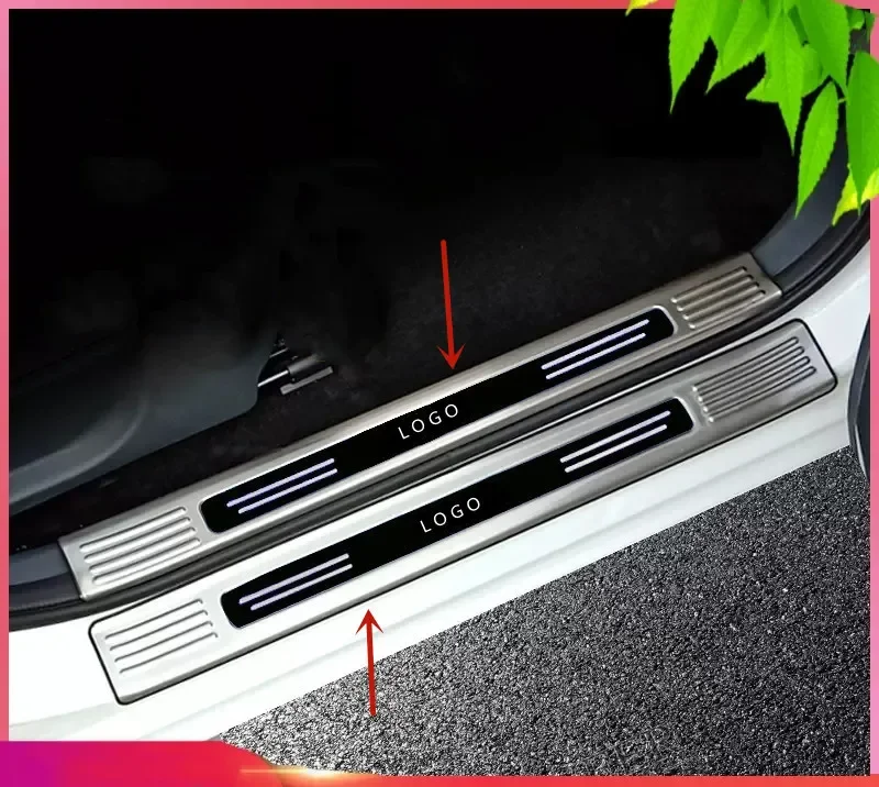 For Honda ZR-V 2022-2023 stainless steel car threshold guard plate trunk threshold guard plate anti-scratch car accessories