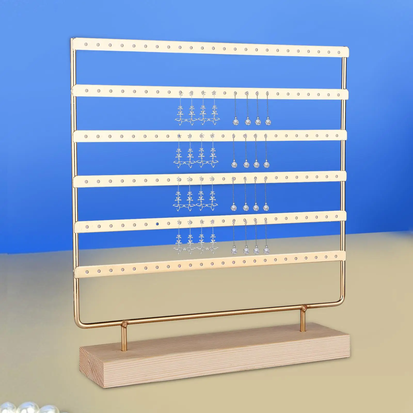 

Ювелирный держатель для сережек, универсальный настольный современный подвесной светильник для сережек, подставка для комода, прилавка, тумбочка, домашний декор, висячие