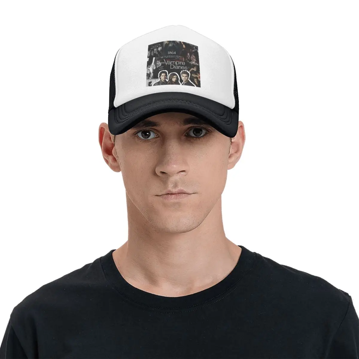 The Vampire DiariesCap Fashion Mesh Baseball Caps Adjustable Hat Hip Hop Summer Unisex Baseball Hats