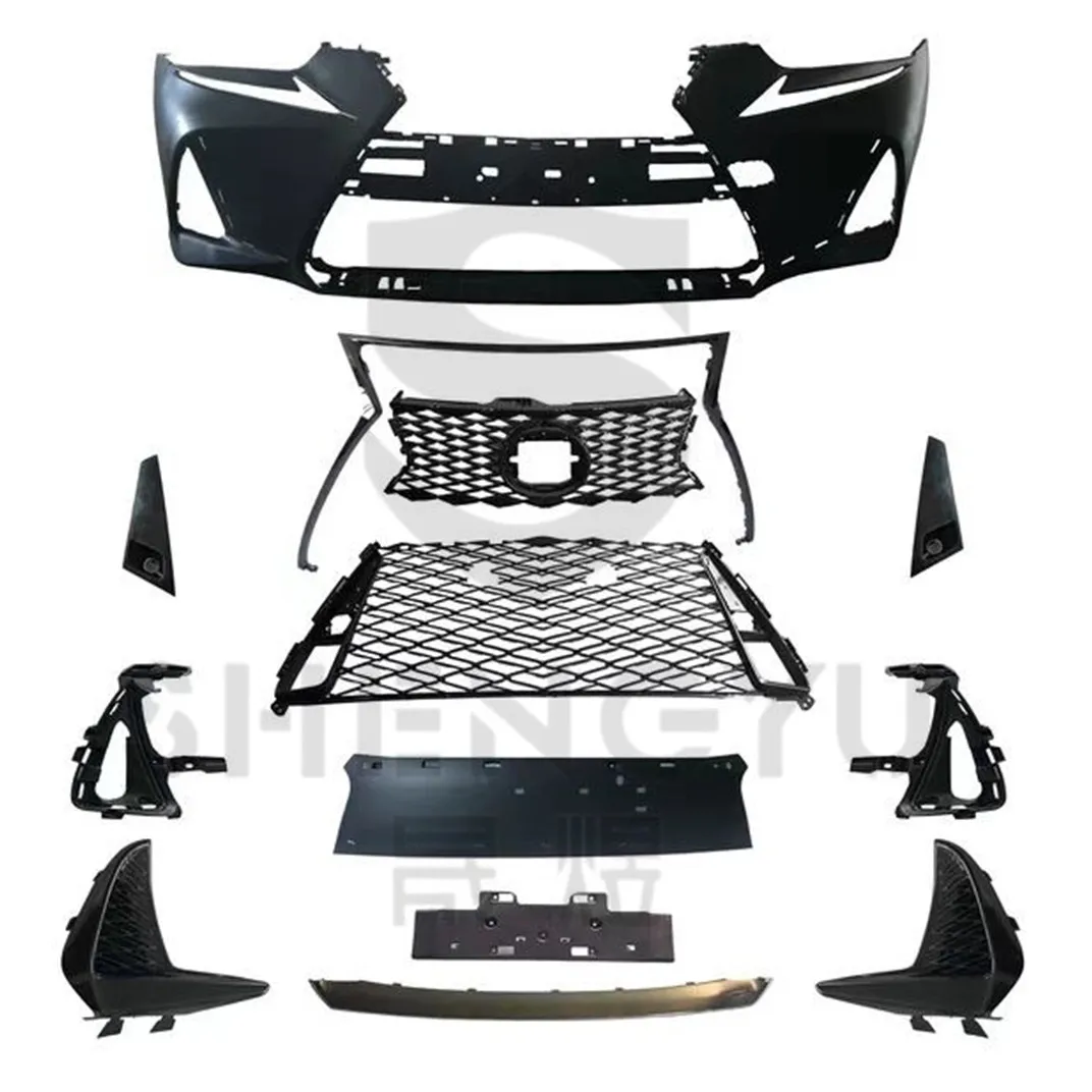

Car Accessories Car Front Bumper with Grille Headlights for Lexus IS 2017 Change to F-Sport Model