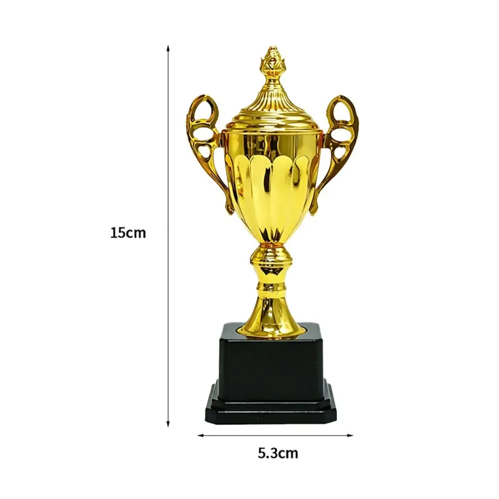 Creative Gold Trophy Cup Mini Size Memorial Souvenir Award Cup Plastic Decorative Award Victory Cup Football Soccer