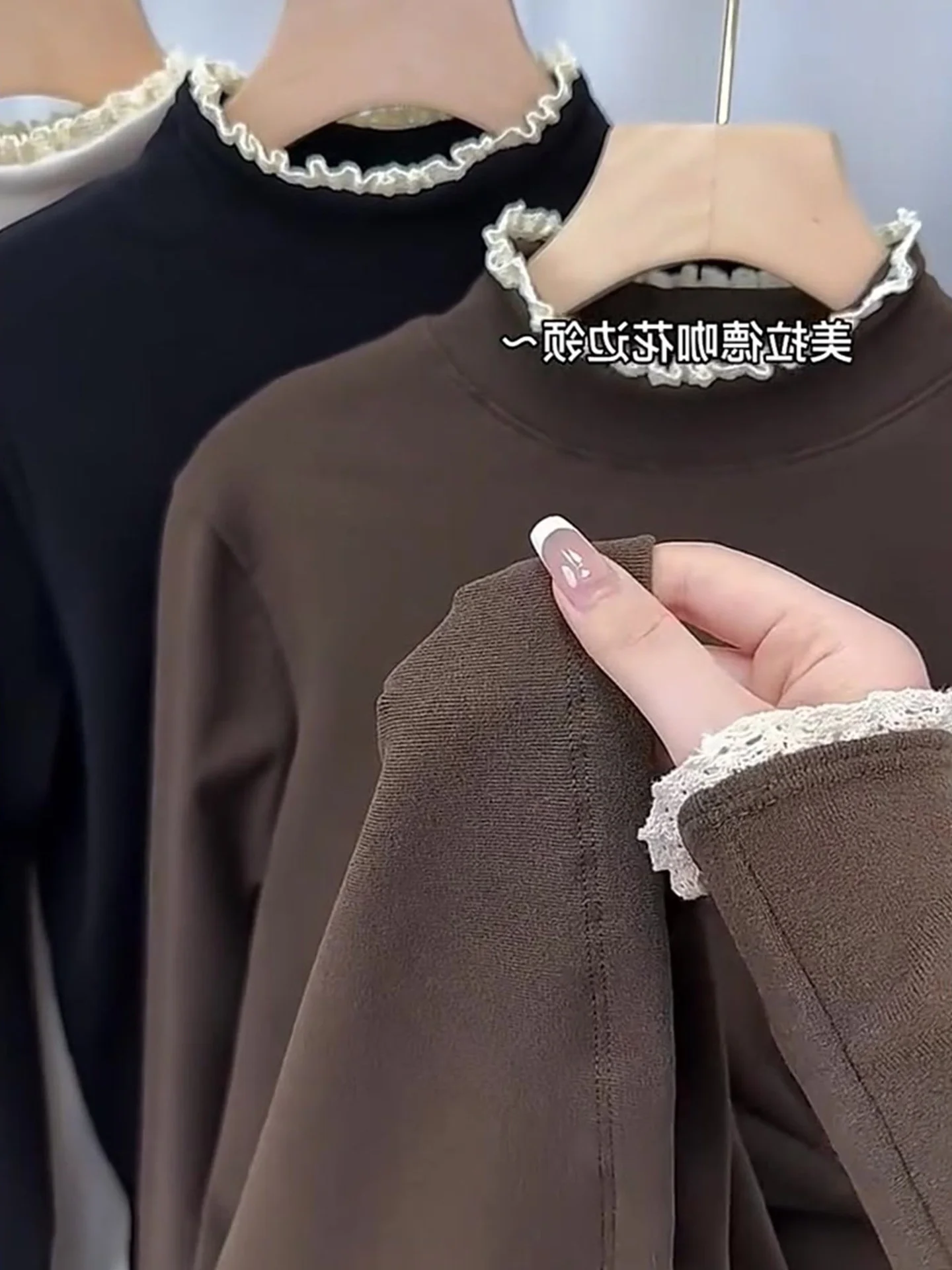 Einzigartiges, modisches, langärmliges, gestricktes Oberteil mit geradem Schnitt für Damen – vielseitig für den Herbst