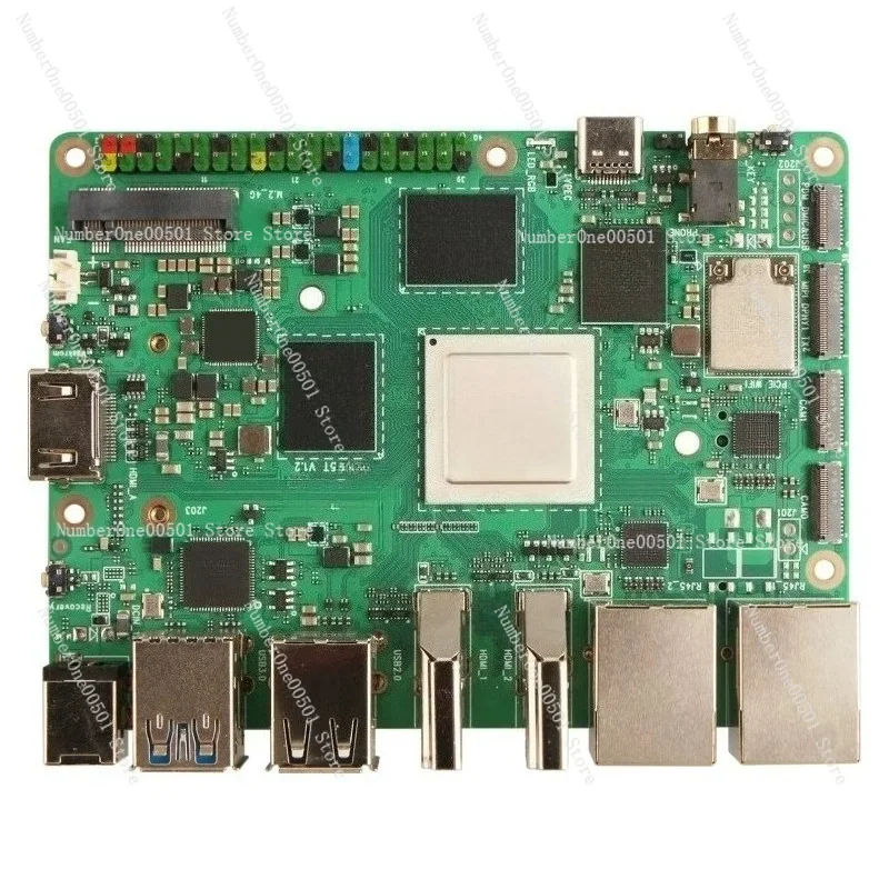 5T RK3588 Mini Main Board Octa-core CPU Dual 2.5G Network Port LPDDR5