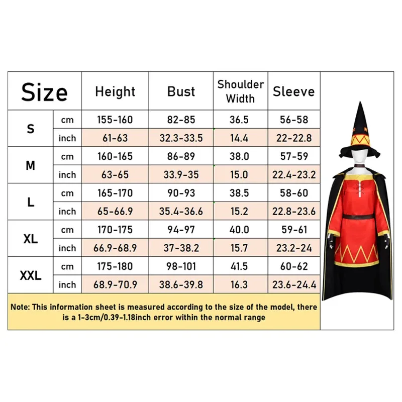 2025 11 أزياء أنيمي كونو سوباراشي سيكاي ني شوكوفوكو وو التأثيرية معطف ميجومين تنورة شعر مستعار لحفلة الهالوين كوس Wo
