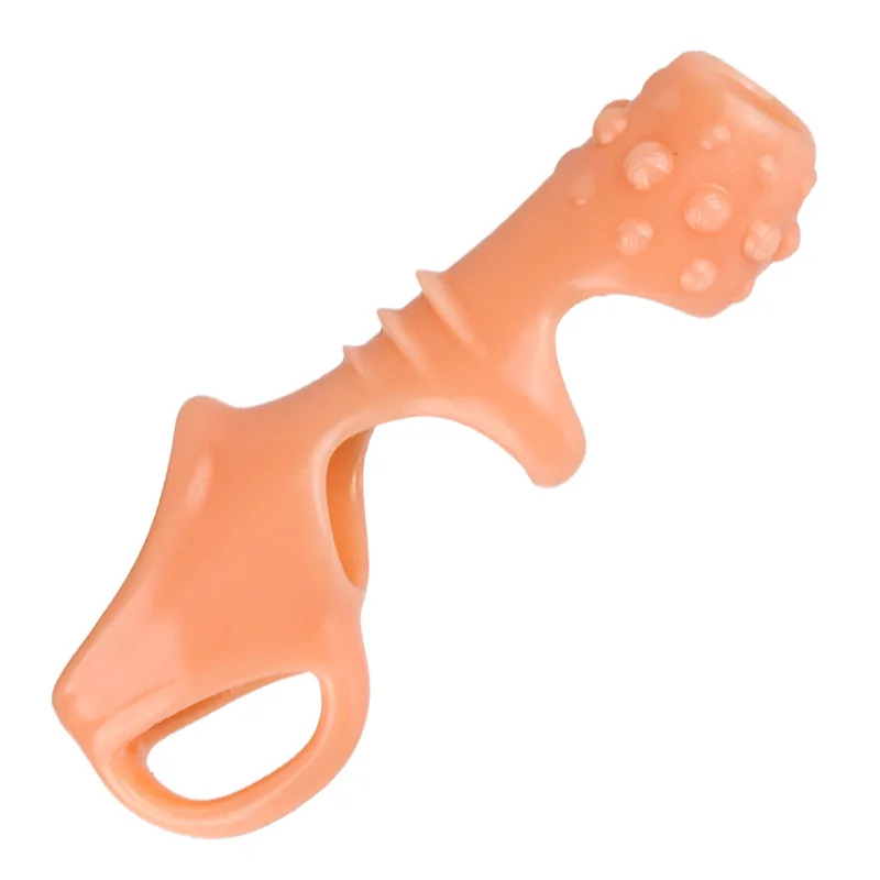 Wolf Tooth Penis Cover Silicone Penis Cover Vibrating Ring Man Penis Case Couple Sex Toys Sem Lock Condoms Cocking Ring