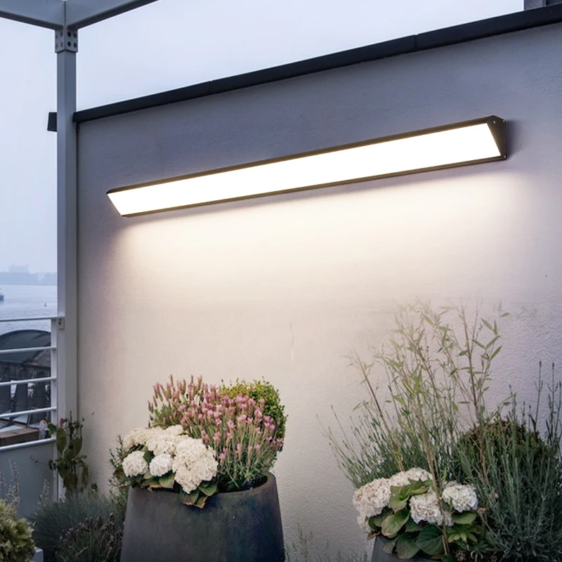 

Outdoor waterproof and rust-proof wall wall lamp, balcony, terrace aisle, garden courtyard entrance led super b