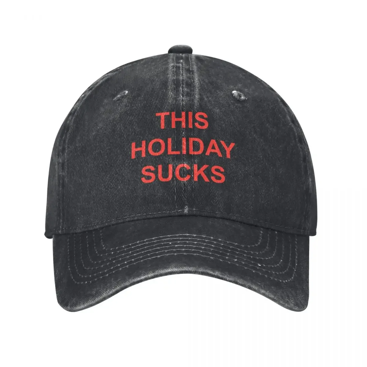 This Holiday Sucks Baseball Cap fashionable cute Hat Luxury Brand Boy Child Women's