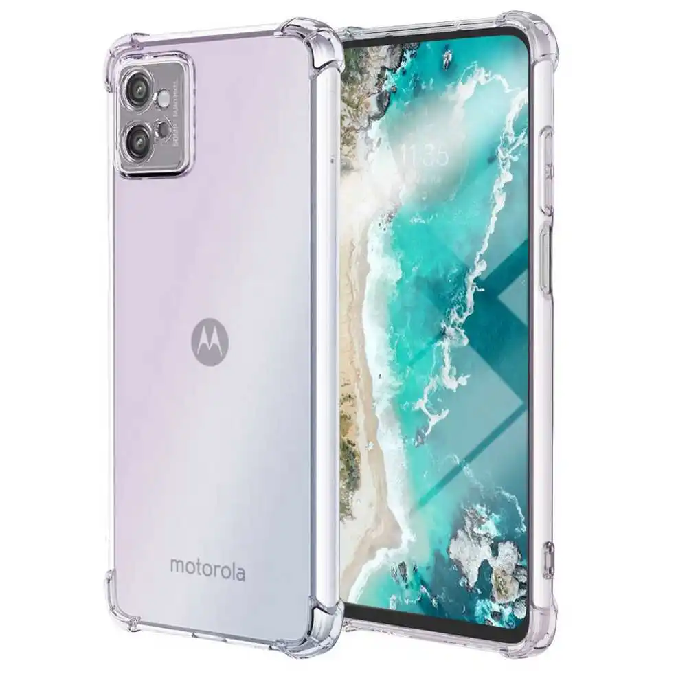 TPU Case for MOTOROLA moto g32, Flexible Case with Reinforced Shockproof Corners, Camera Protection,