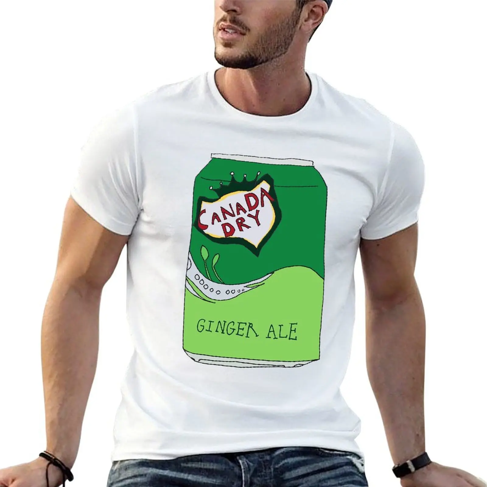 

Ginger Ale Soda Can T-Shirt man t shirts graphic t shirt man luxury anime tshirt T-shirt