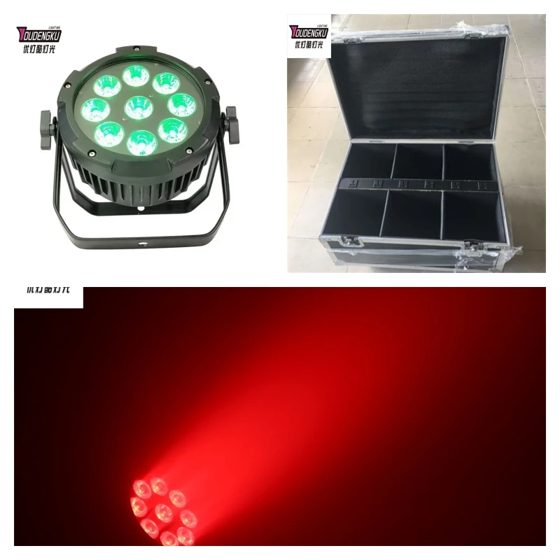 24 pieces with case 9x15w IP65 Waterproof RGBWA 5in1 Wireless Battery Outdoor LED Par Light