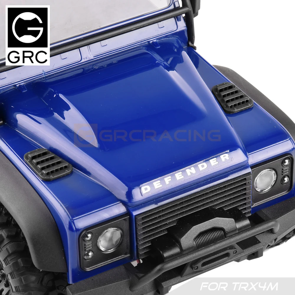 Stereo Engine Hood Air Inlet For Traxxas Trx-4m 1/18 Bronco Trx4m Rc Crawler Car Upgraded Parts Air Intake Grille