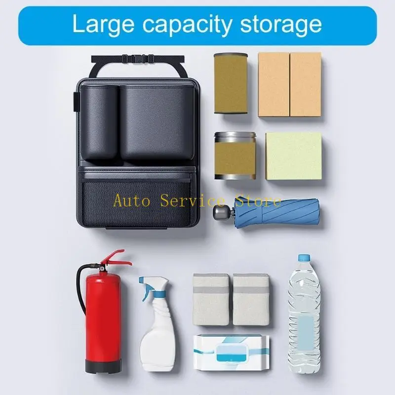 462A Family Friendly Car Trunk Organizers Trunk Storage Bag with Multiple Compartments