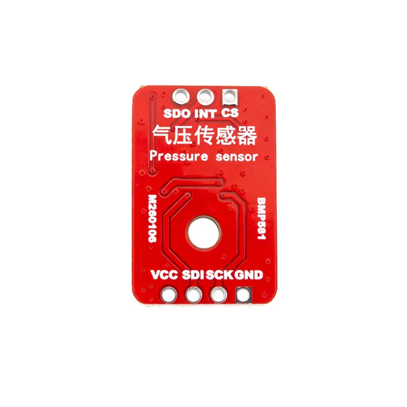 BMP581 High Resolution Air Pressure Sensor Module, 1/64Pa ±0.5hPa, I2C/SPI 30-125kPa, Low Power 260µA for DIY Weather Station