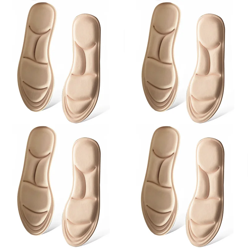 1/2/4/16Pairs 5D Massage Memory Foam Einlegesohlen Für Schuhe Sohle Atmungsaktive Kissen Sport Lauf Einlegesohlen für Füße Orthopädische Einlegesohlen
