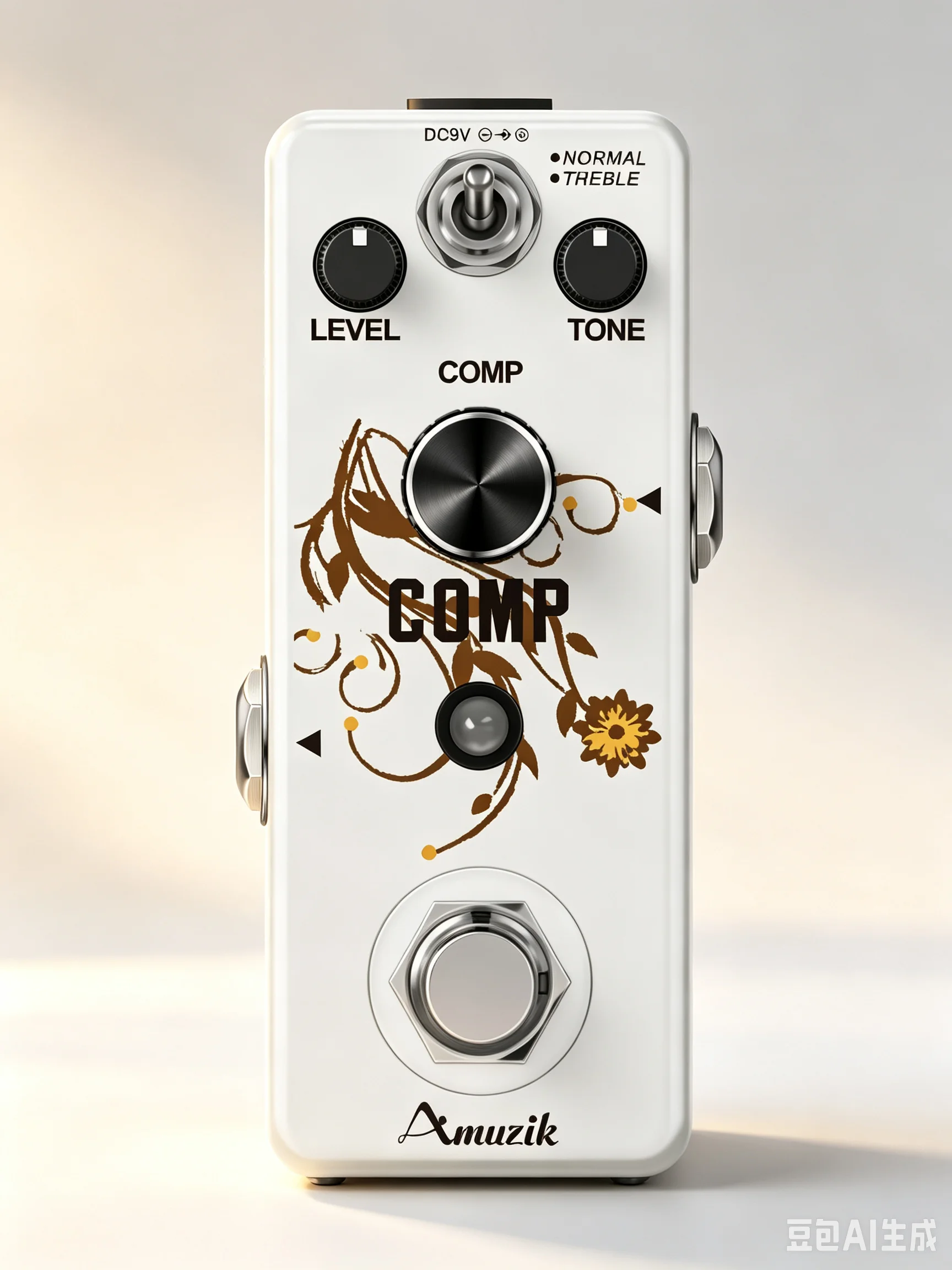 AMUZIK LEF333 Guitar Compressor Pedal Digital Comp Effect Pedals For Electric Guitar Classic Studio Grade Compressor True Bypass view 3