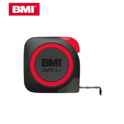 BMI 2m/3m/5m/8m High Precision Tape Measure with mm Graduation,Retractable for Designer, Decorator NO.411 241|411 341|411 541