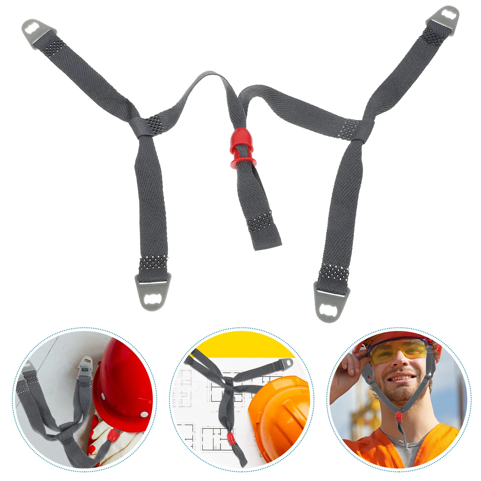

Adjustable Y-Shaped Chin Strap for Construction Safety Hard Hat Replacement Adjustable Strap Chin Belt