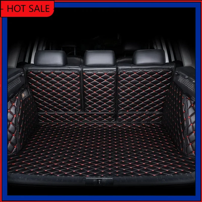 Luxury Custom Car Trunk Mat For LAND ROVER All Models Discovery Range Rover Evoque LR2 Freelander 2 Interior Leather Auto Access