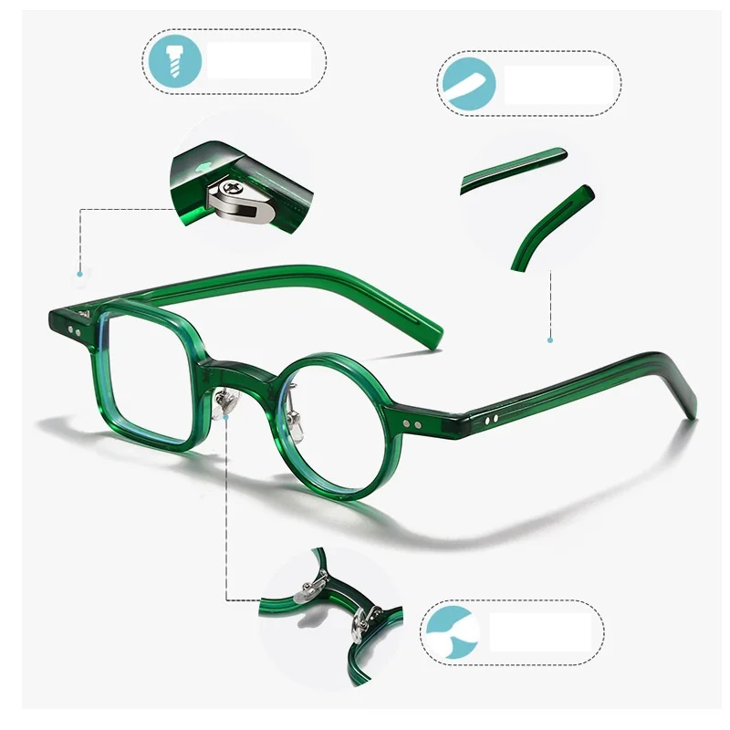 Cubojue Anti Blue Light Reading Glasses Men Women Round Square Presbyopia Eyeglasses Frame Male Black Tortoise Spectacles