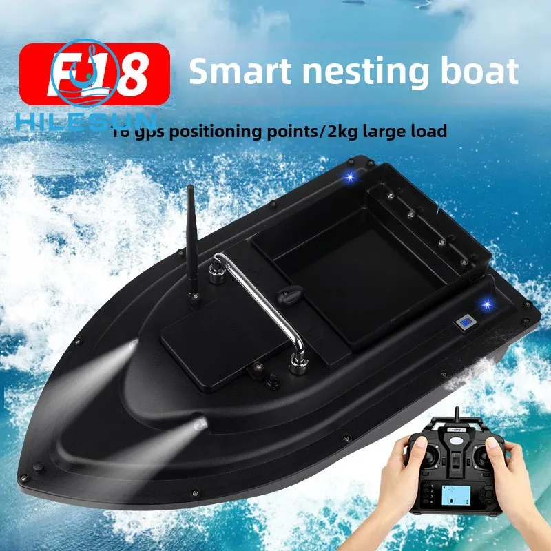 New Intelligent Nesting Boat 500m Remote Control Intelligent Nesting Boat Bait Delivery Boat Tow Hook Fishing GPS Nesting Boats