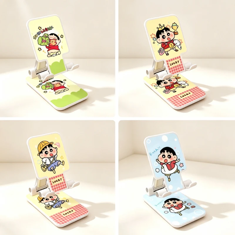 Crayon Shin-chan cartoon Phone Stand Kawaii Home Office desktop Lift Adjustable Multifunction Stand Anime Merchandise Wholesale