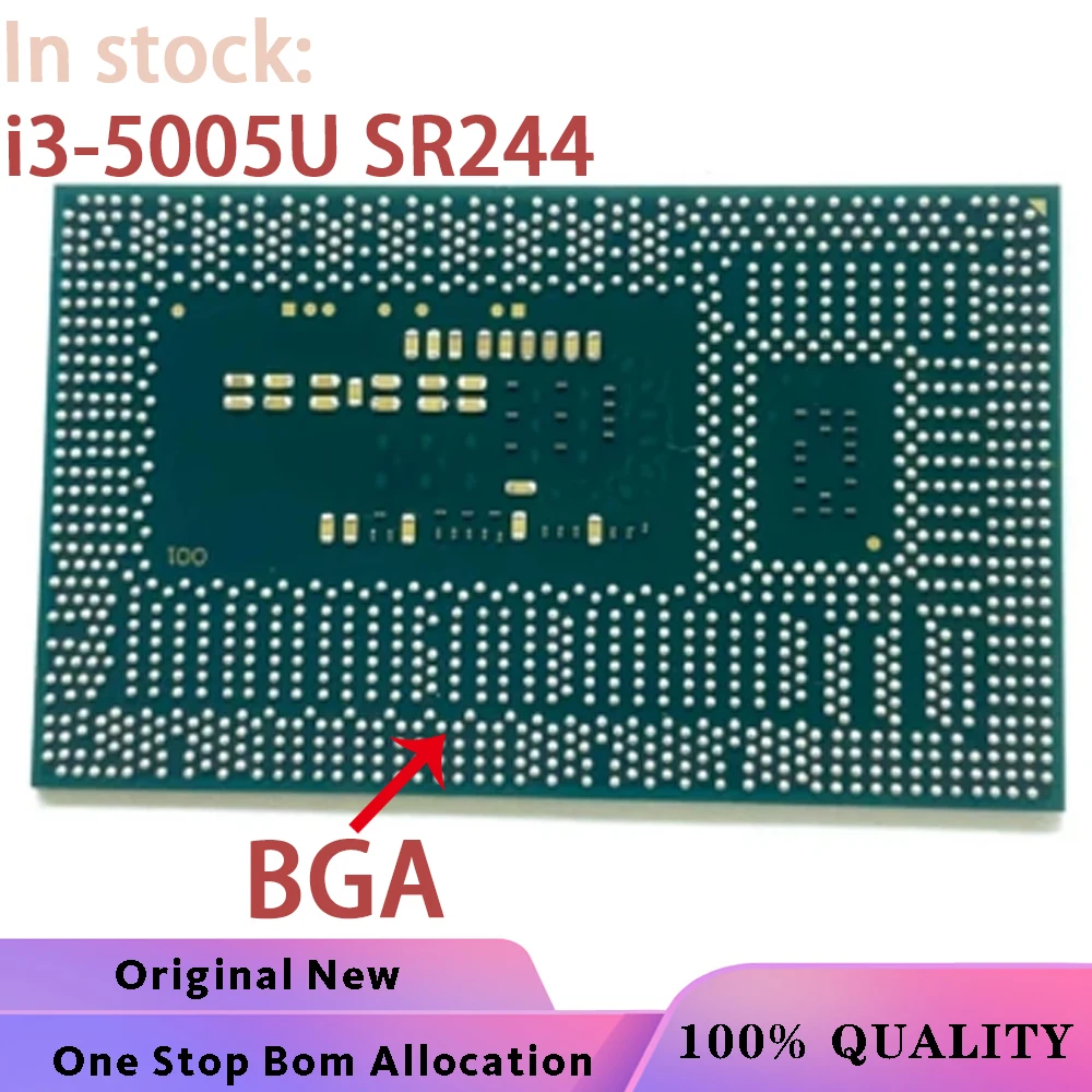 

100% New i3-5005U SR244 i3 5005U BGA Chipset