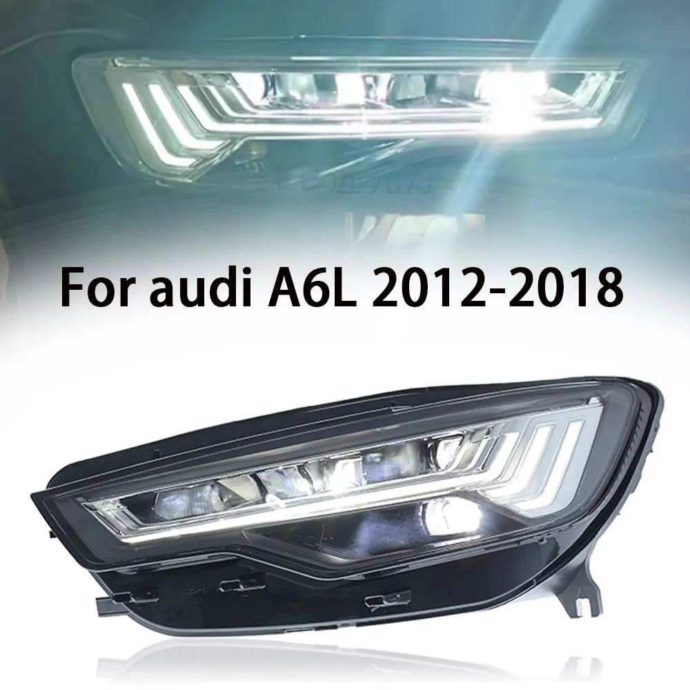 

Фара для Audi A6L, светодиодная фара 2005 2006 2007 2008-2011 A6 DRL, сигнальная фара в сборе, модифицированные автомобильные аксессуары