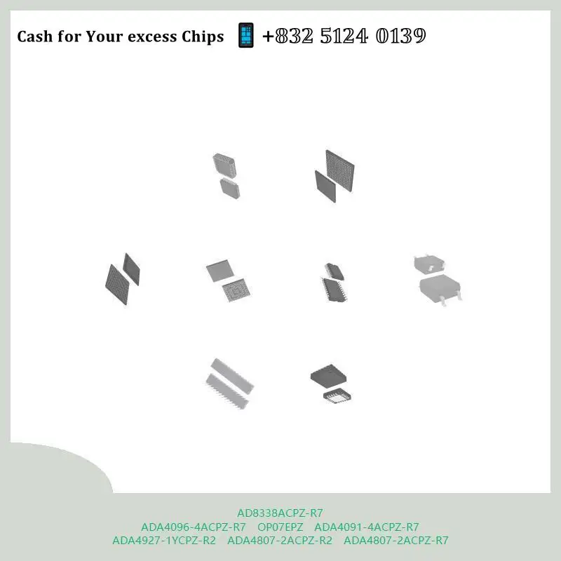 chip-circuito-integrado-chip-mcu-ad8338acpz-r7-ada4096-4acpz-r7-op07epz-ada4091-4acpz-r7-ada4927-1ycpz-r2-ada4807-2acpz-r2