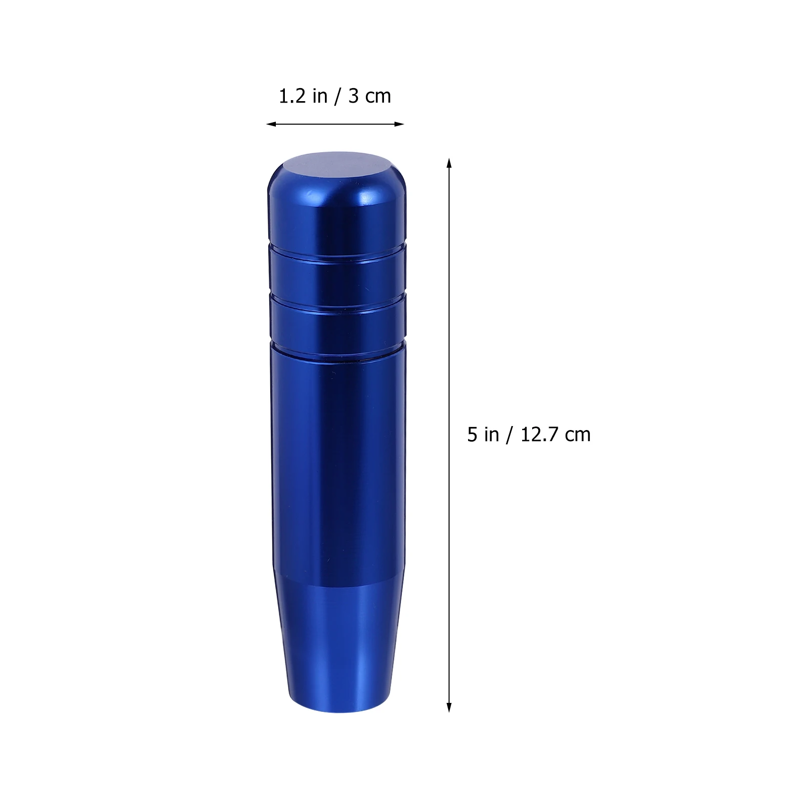 

Aluminum Alloy Gear Shifter Replacement Car Modified Head Durable Easy Install Universal Fit For Most Cars