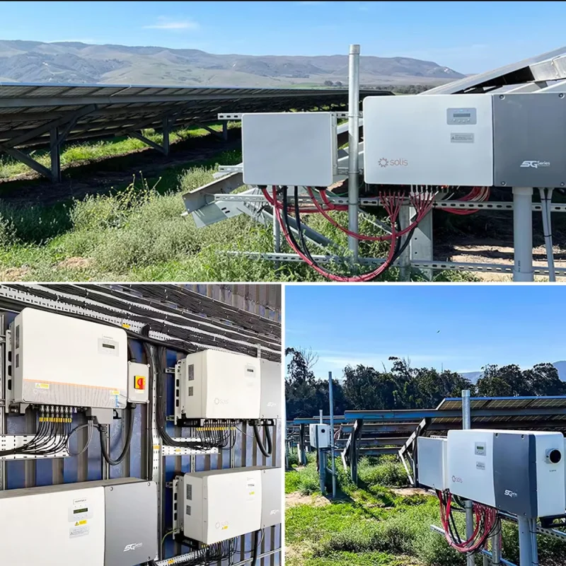 80-110KW Grid Tie Inverter Solar CE Certificado Monitoramento remoto WIFI integrado e O&M
