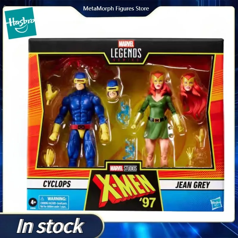 

Оригинальные Hasbro Marvel Legends Series X-Men'97 Cyclops Jean Grey, аниме-фигурки, коллекция игрушек, моделей
